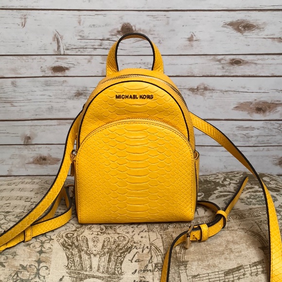 MICHAEL Michael Kors Handbags - MICHAEL Kors Abbey XS Backpack Embossed Leather